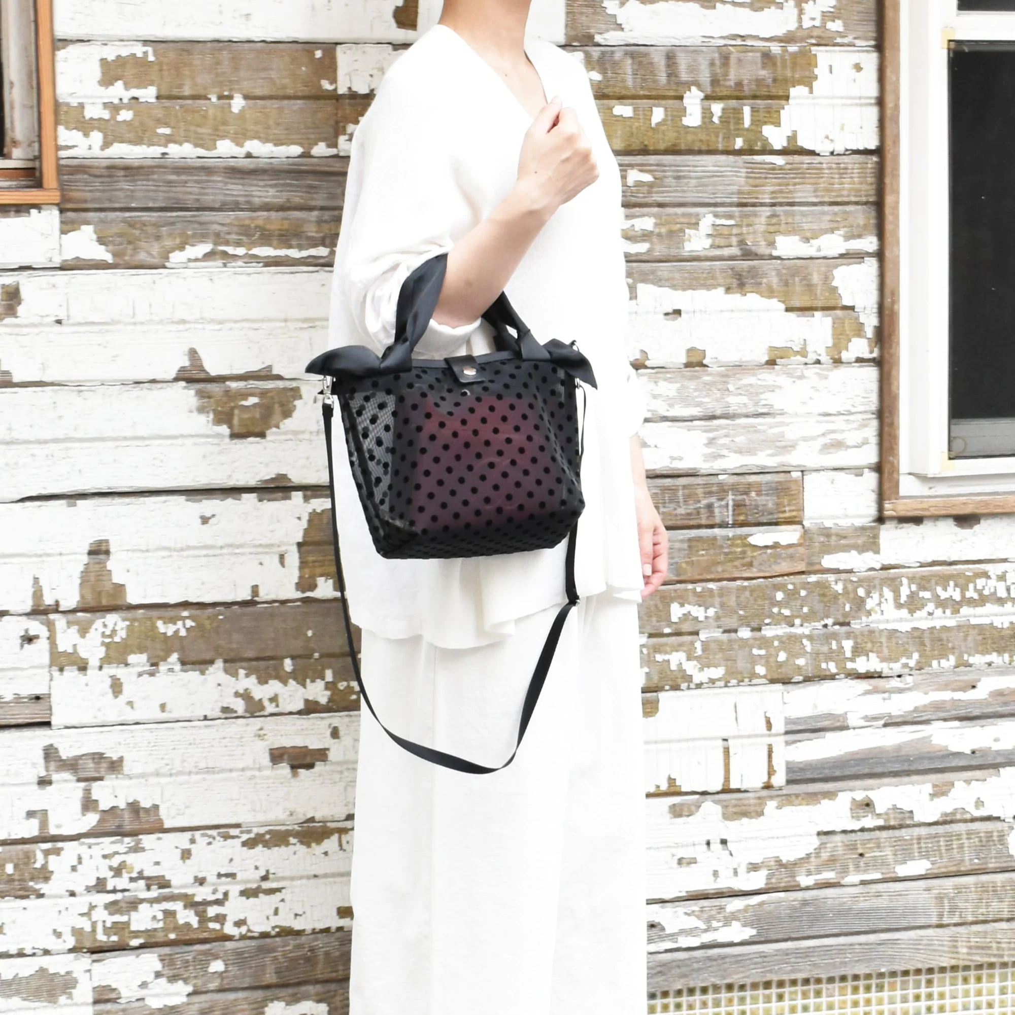 TULLE RIBBON SHOULDER MINI - Image 5